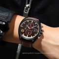 CURREN 8324 Chronograph Wristwatches Men Watches Quartz Watch Military Sports Watches Analog Leather Relogio Masculino